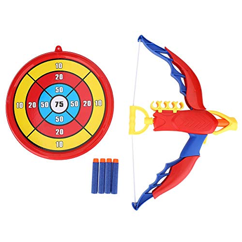 VGEBY Niños Bow Toy EVA Soft Bullets Niños Toy Archery Set Bow and Arrow Set con Score Target Kids Toys