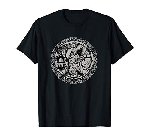 Vikingo Guerrero Nórdico Valhalla Camiseta