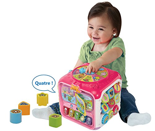 Vtech 183455 – Juguete super cubo de descubrimiento, rosa , color, modelo surtido