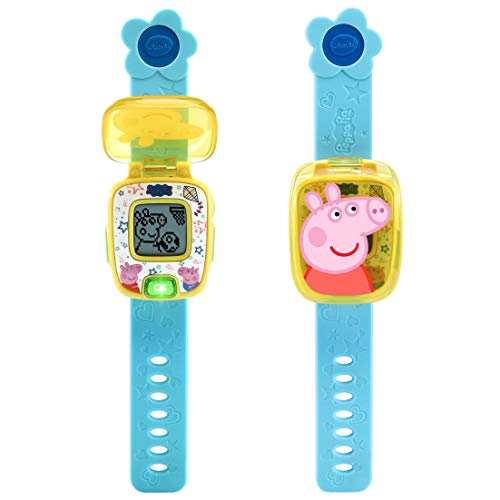 VTech- Peppa Pig Juguete Reloj, Color azul (3480-526067)