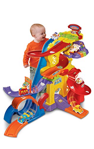 VTech - Superpista Looping TutTut Bólidos, Playset interactivo con diferentes tramos, pistas y giros 360º, incluye el coche de Bruno fórmula 1 (80-156922) , color/modelo surtido