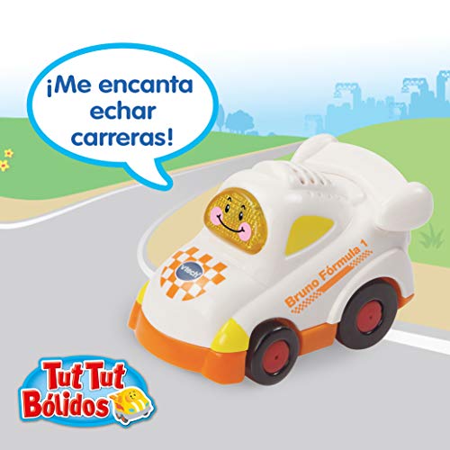 VTech - Superpista Looping TutTut Bólidos, Playset interactivo con diferentes tramos, pistas y giros 360º, incluye el coche de Bruno fórmula 1 (80-156922) , color/modelo surtido