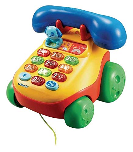 VTech- Teléfono Interactivo Infantil con luz y Voz (3480-068422)