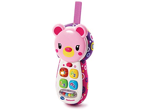 VTech- Telefonosa Teléfono Interactivo de Juguete, Color Rosa (3480-502757)