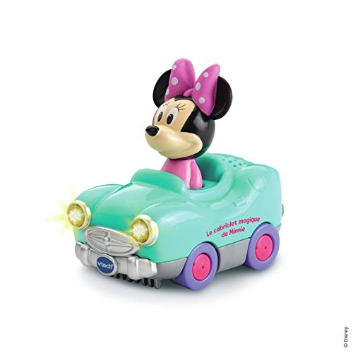 VTech - Tut Tut Bolides - El Mundo Encantado de Minnie - Juguete Minnie - Coche Minnie - Versión FR