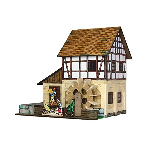 Walachia- Casa con Molino de Agua Kits de madera (135) , color/modelo surtido