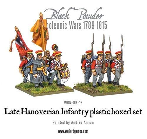 WAR-WGN-BR-13 -  Juegos De Warlord -  Polvo Negro - Guerras Napoleónicas, Infantería De Hannover - 28mm