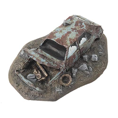 War World Gaming War-Torn City - Kit 2 Escombros y Coche Dañado - 28mm Escala Sci-Fi Wargaming Modelismo Dioramas Zombis Post Apocalíptico Bombardeado Destruido Wargame Minaturas