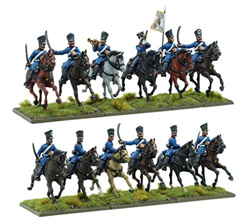 Warlord Games, Dragones prusianos, miniaturas de guerra en polvo negro