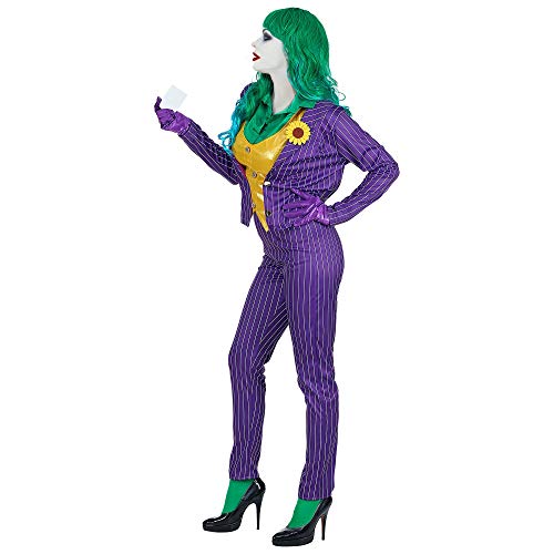 WIDMANN Disfraz de Joker chiflado para Mujer M