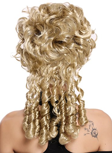 WIG ME UP- DH1009-ZA89 Peluca señoras Mujer Carnaval Barroco Renacimiento Romanticismo menina Princesa rizos Espiral bucles Rubia