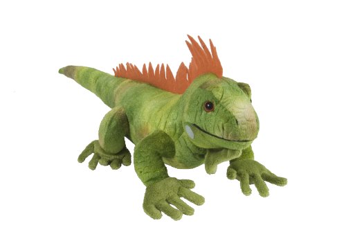 Wild Republic-12905 Peluche Iguana Cuddlekins, Color Verde (12905)