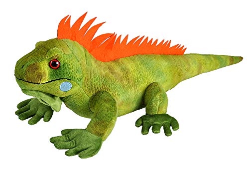 Wild Republic-12905 Peluche Iguana Cuddlekins, Color Verde (12905)