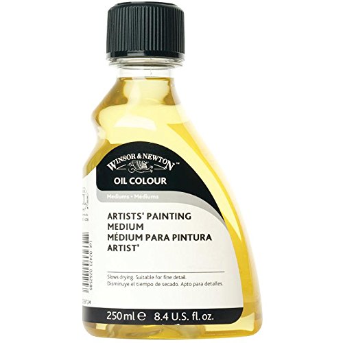 Winsor & Newton 3039734 Aceite Para picturas, disminuye la velocidad del secado, botella de 250 ml