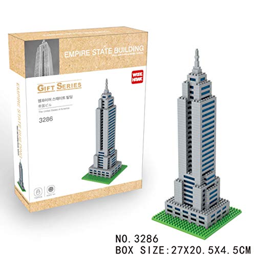 Wise Hawk Micro Blocks Empire State Building Gift Series - 723 Piezas