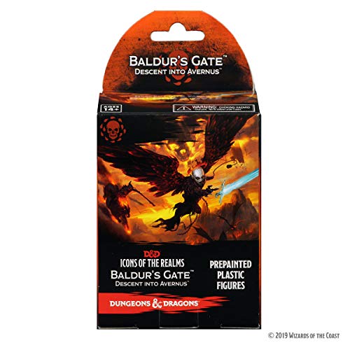 WizKids Dungeons & Dragons: Icons of The Realms: Baldur's Gate - Descent into Avernus Booster Pack (1 Box)