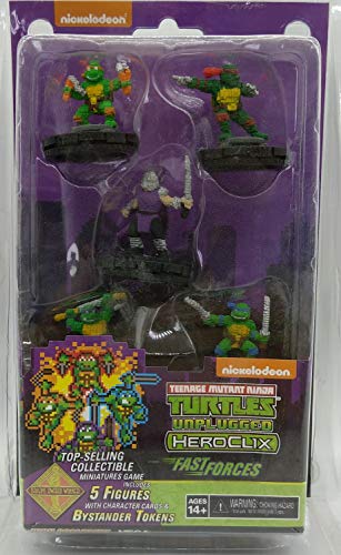 Wizkids Games Unplugged Fast Forces Tennage Mutant Ninija Turtles HeroClix - English