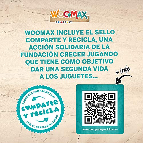 WOOMAX - Arcoíris de madera (46479)