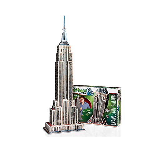 Wrebbit-el Empire State Puzzle 3D, Multicolor (EMP)