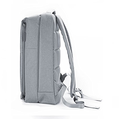 Xiaomi Mi City, Mochila para Portátiles y netbooks (Poliéster, Gris, Monótono, Unisex, 33 cm (13") - 35.6 cm (14"), Gris