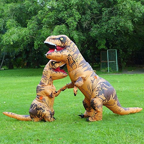 YChoice365 Disfraz De Dinosaurio, Disfraz Inflable De T-Rex, Disfraces Inflables De Tiranosaurio, Disfraz De Dinosaurio Rex, Disfraz De Dinosaurio Unisex para Adultos Y Niños