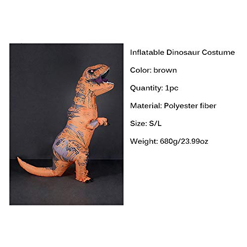 YChoice365 Disfraz De Dinosaurio, Disfraz Inflable De T-Rex, Disfraces Inflables De Tiranosaurio, Disfraz De Dinosaurio Rex, Disfraz De Dinosaurio Unisex para Adultos Y Niños