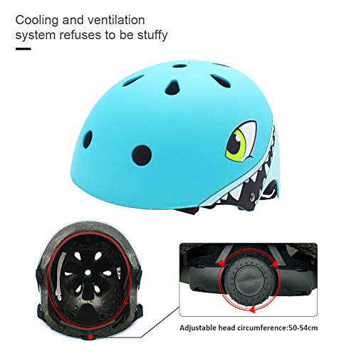 YGJT Casco Bicicleta Niños Bici 2 Año 4 Protección de Cabeza de Seguridad de Dibujos Animados para Niños de 3-6 Años Ligero Transpirable para Bicicleta/Patineta/Scooter/Patinaje/Rodillo Blading