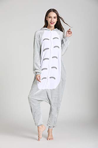 Yimidear Unisex Cálido Pijamas para Adultos Cosplay Animales de Vestuario Ropa de Dormir Halloween y Navidad