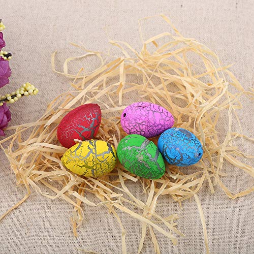 Zerodis 60pcs Dinosaur Eggs Toy Magic Hatching Growing Colorful Dino Dragon para niños Juegos de Fiesta para niños(#2)