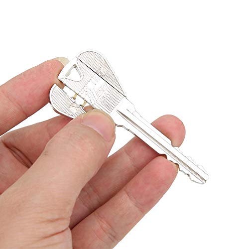 Zerodis Classic Key into Bottle Magic, Close Up Illusion Gimmick Props Accesorios de Nivel básico Magician Magic Trick Key Toys