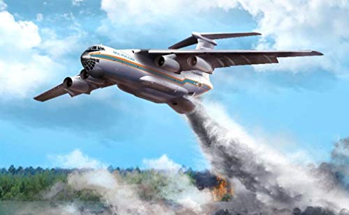 Zvezda 7029 500787029-1:144 Ilyushin IL-76TD EMERCOM - Maqueta de construcción (Escala 1:144, sin lacar)