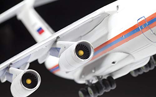 Zvezda 7029 500787029-1:144 Ilyushin IL-76TD EMERCOM - Maqueta de construcción (Escala 1:144, sin lacar)