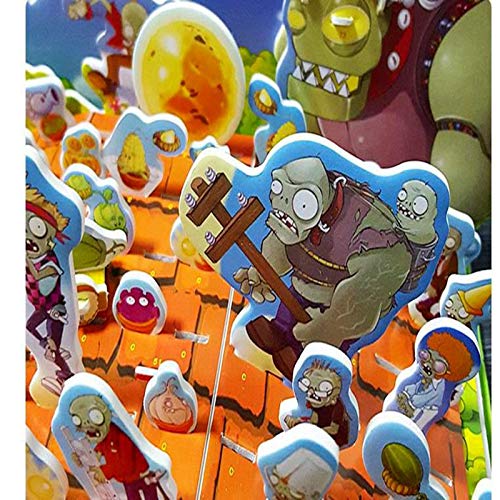 1 juego Plants vs Zombies Puzzles Dibujos animados 3D Modelo de espuma Pea Seed Shooter Girasol Recolección de luz solar Juguete educativo para niños