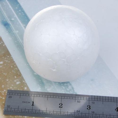 10 x 7 cm Blanco Modelado Arte Poliestireno Bola De Espuma Esfera Foam Ball