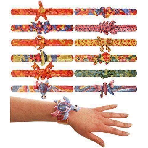 12 x ANIMAL SNAP BRACELET CHILDREN KIDS LOOT GOODY PARTY BAGS PINNATA FILLERS TOYS by Henbrandt