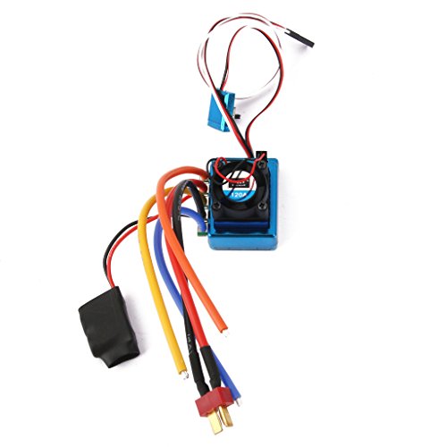 120a Esc Controlador De Velocidad Sin Escobillas Sensored Para 1/8 1/10 Coche / Camiš®n Oruga