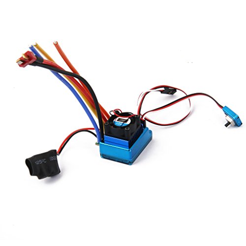 120a Esc Controlador De Velocidad Sin Escobillas Sensored Para 1/8 1/10 Coche / Camiš®n Oruga