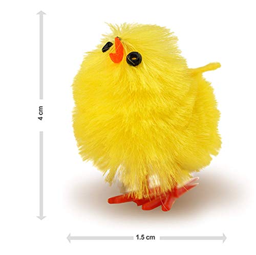 36 Adorable Polluelo Esponjoso Pequeño – Pollito Amarillo para Adorno de Pascua – Juguete Para la Mesa y Decoración de Fiesta, regalos juguetes, articulos de caza huevos sorpresa (Set de 36)