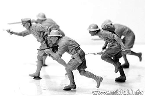 5 body-assault scene Eighth Army North Africa Soldier 1/35 British (japan import)