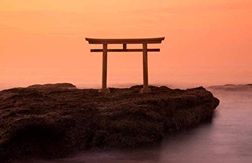 500 piezas para entretenimiento de ocio de descompresión de juegos para padres e hijos - Sunrise View Torii Japan