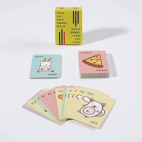 65 Tarjetas de Tarot, Taco Cheese Cheese Pizza Set para Juego de Mesa para Principiantes, versión en inglés