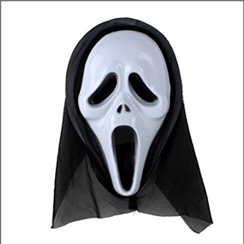 6pc Halloween horror masks Halloween masks screaming skull dead ghost face horror masque supplies monolithic party mask devil mask