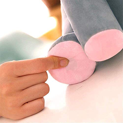 ADLOASHLOU Elefante Peluche de Juguete Música Elefante del Juguete de Felpa para Niño Jugar al Escondite Elefante Juguetes Gran Regalo Navidad para niños y Adultos Blue and Pink