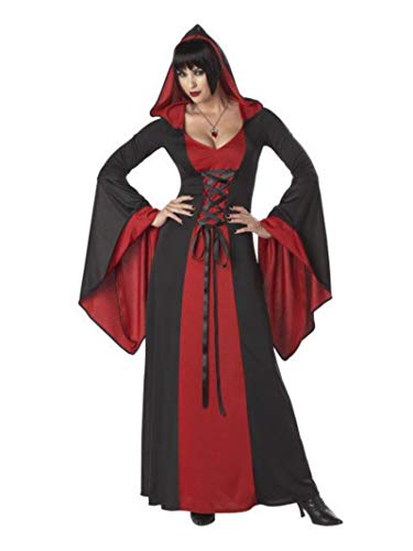 Adult Deluxe Hooded Robe RED