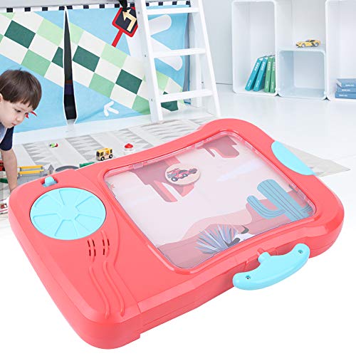 Alinory Sea Land Air Challenges Games, interacción Entre Padres e Hijos, Juegos de Mesa interactivos portátiles, para niños, Adultos, hogar,(Red-Desert Racing)