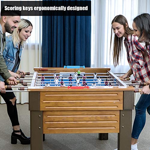 Alomejor 2pcs Table Football Counter 10 Números Que anotan el indicador del Contador de la Cuenta para Las Tablas estándar de Foosball(Red & Blue)