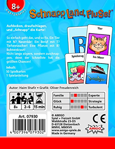 Amigo Spiel + Freizeit - Juego de cartas, de 2 a 6 jugadores (importado)