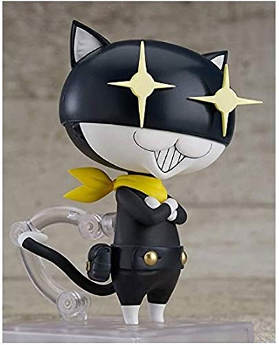 Anime Figura de acción muñeco, Persona 5 Anime Figura de acción Morgana Nendoroide PVC Figuras Coleccionables Modelo de caracteres Estatua Estatua Toys Adornos de escritorio