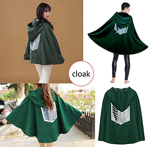 午後の紅茶 Aot Cape Blanket Ataque a los Titanes túnica Attack on Titan Tunica Scout Regiment Chaquetas