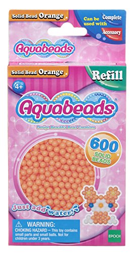 Aquabeads - 32518 - Pack abalorios sólitos Naranja